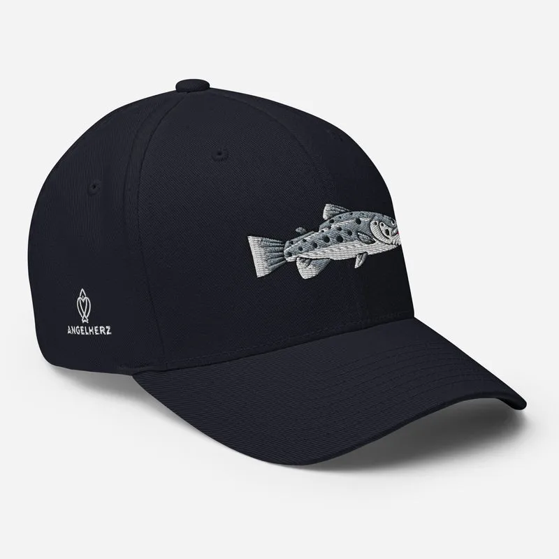 Angelherz® Trout Addict Cap – Forellen-Stickerei trifft perfekten Sitz
