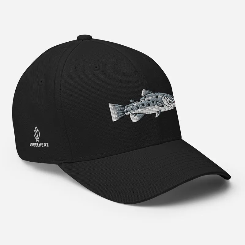 Angelherz® Trout Addict Cap – Forellen-Stickerei trifft perfekten Sitz