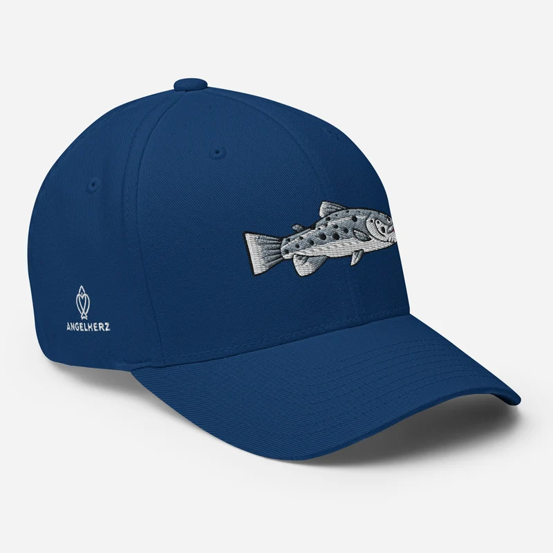 Angelherz® Trout Addict Cap – Forellen-Stickerei trifft perfekten Sitz