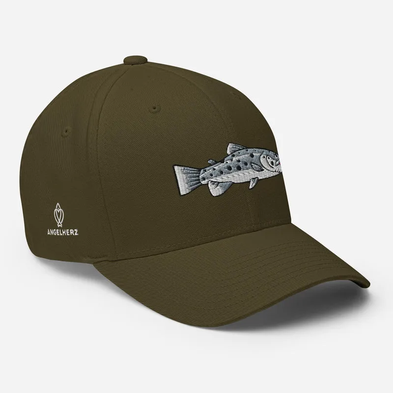 Angelherz® Trout Addict Cap – Forellen-Stickerei trifft perfekten Sitz