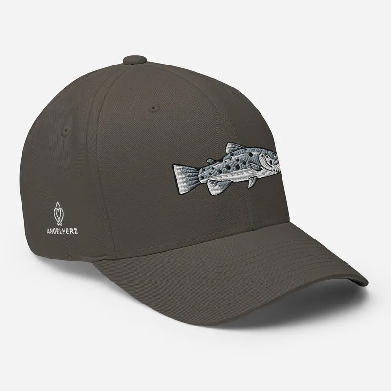 Angelherz® Trout Addict Cap – Forellen-Stickerei trifft perfekten Sitz