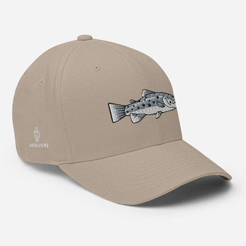 Angelherz® Trout Addict Cap – Forellen-Stickerei trifft perfekten Sitz