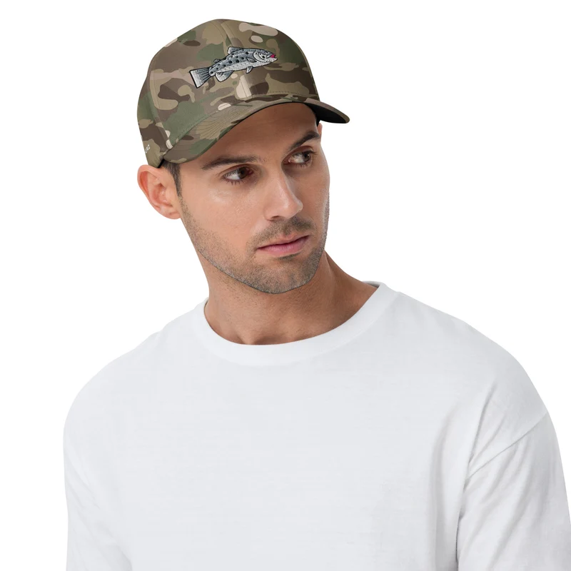 Angelherz® Trout Addict Cap – Forellen-Stickerei trifft perfekten Sitz