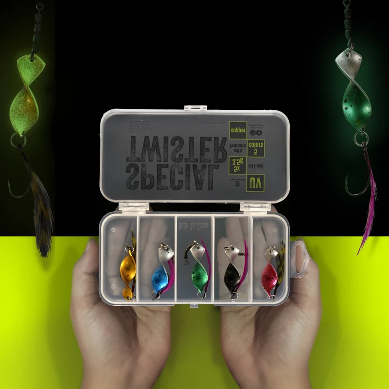 ANGELHERZ® - Special Twist Spoon Box | Premium Forellenköder-Set
