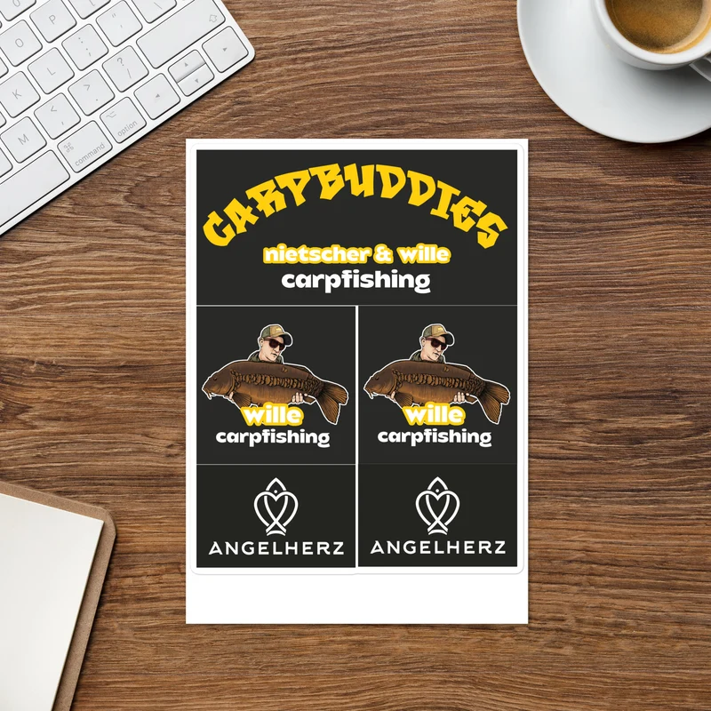 Sticker-Blatt Carpbuddies