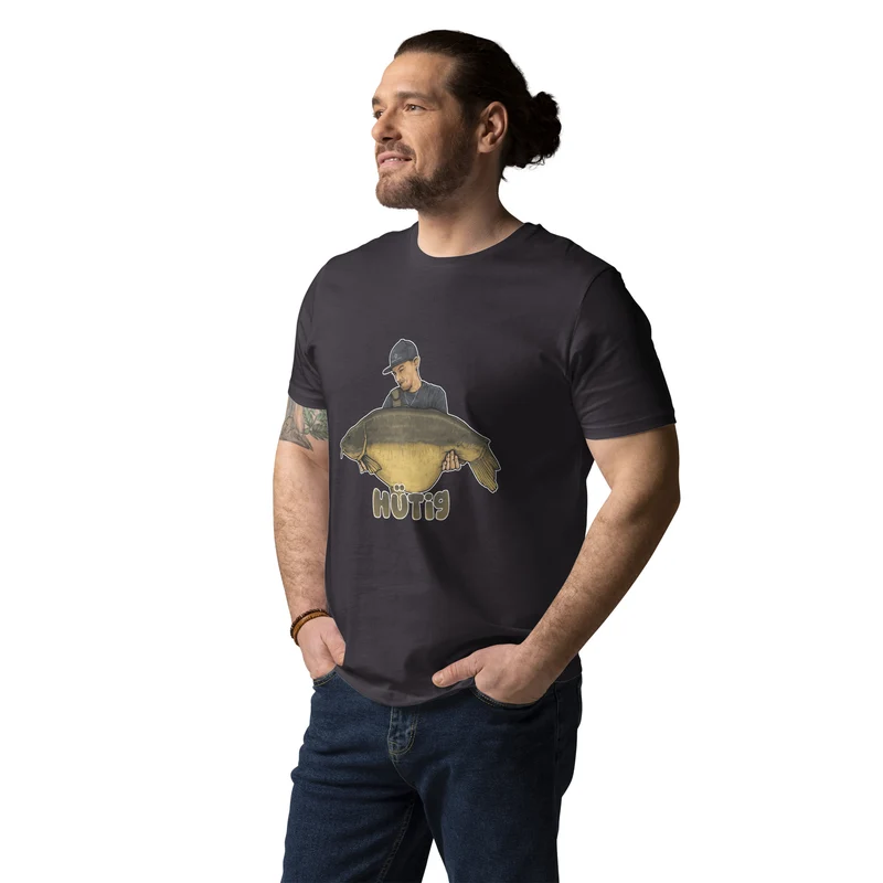 Bio-Baumwoll-T-Shirt - Hütig