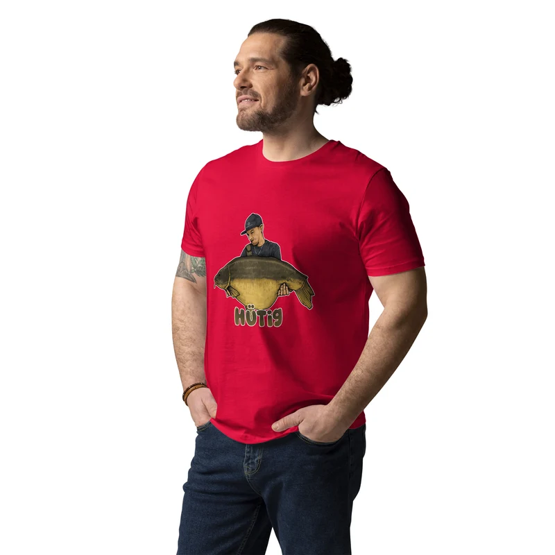 Bio-Baumwoll-T-Shirt - Hütig