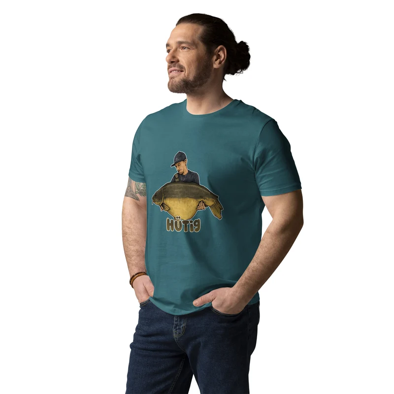 Bio-Baumwoll-T-Shirt - Hütig