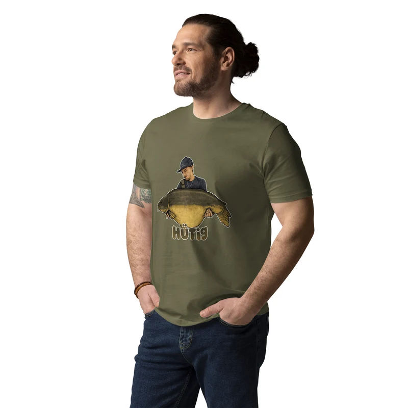 Bio-Baumwoll-T-Shirt - Hütig