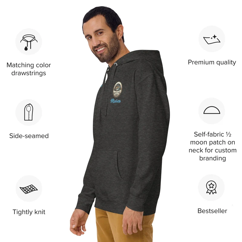 Unisex-Kapuzenpullover - Marco
