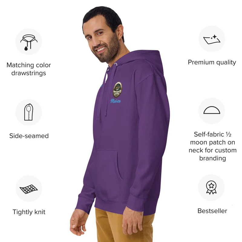 Unisex-Kapuzenpullover - Marco