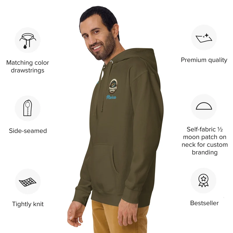 Unisex-Kapuzenpullover - Marco
