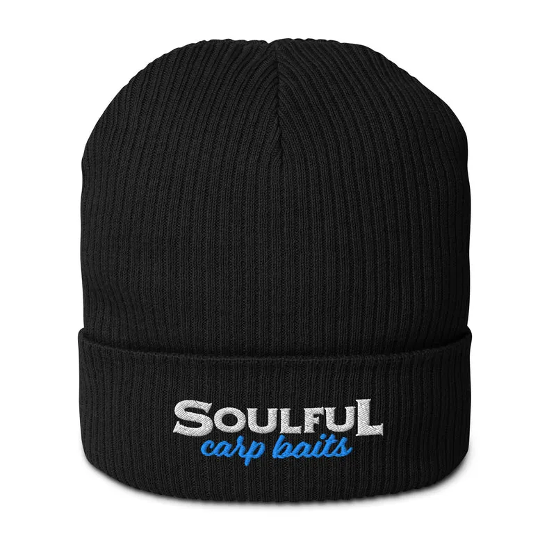 Gerippte Bio-Beanie