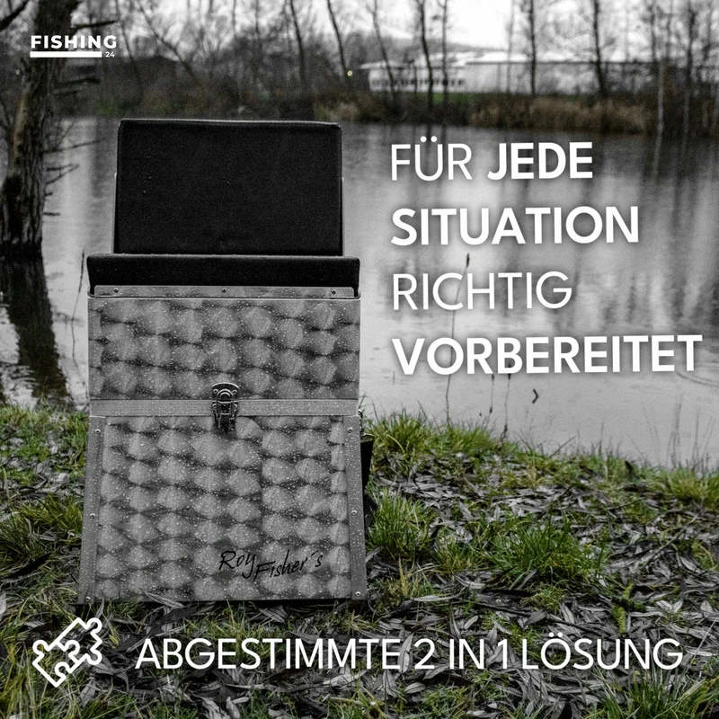 Roy Fishers Sitzkiepe 2 Schubladen