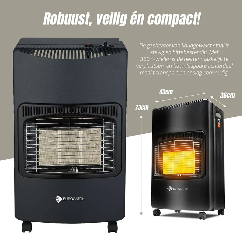 Eurocatch Gasheizer - Mobil - 4200W