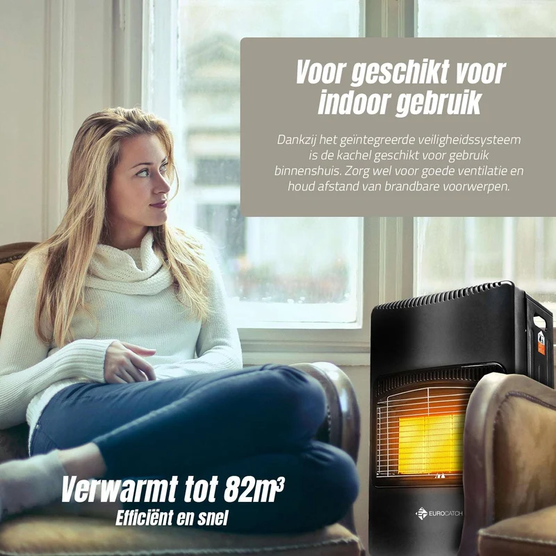 Eurocatch Gasheizer - Mobil - 4200W