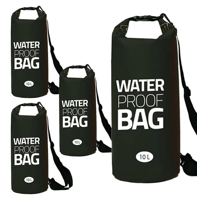 Eurocatch Dry Bag | Wasserdichte Tasche | Schwarz | 10 Liter