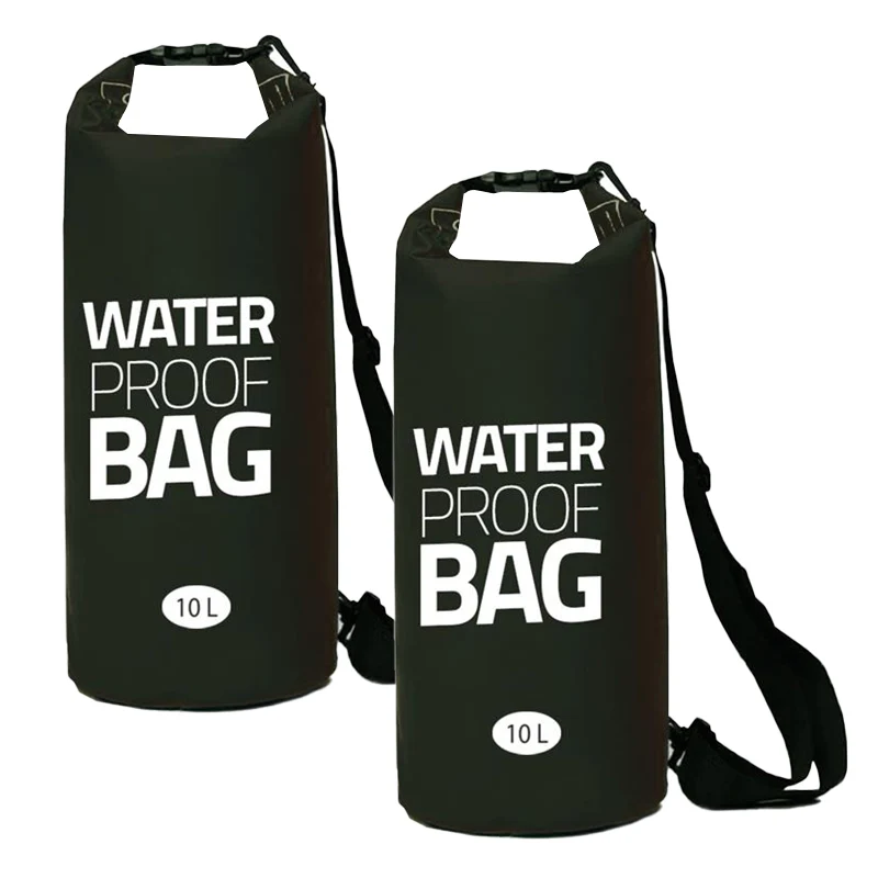 Eurocatch Dry Bag | Wasserdichte Tasche | Schwarz | 10 Liter