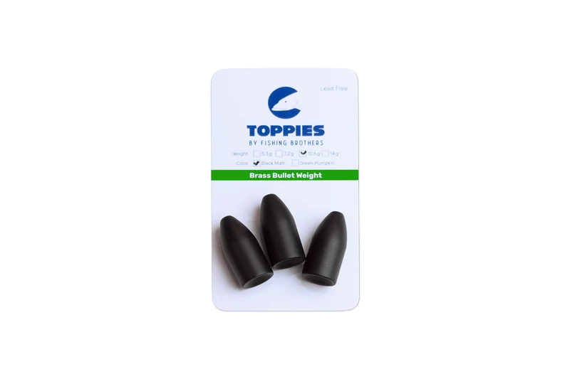 Toppies Brass Bullet Weight Black Matt