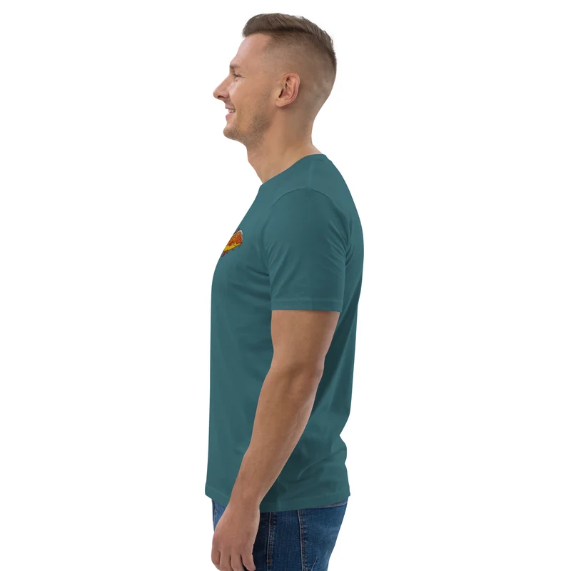 Bio Shirt - mit Karpfen Stickerei