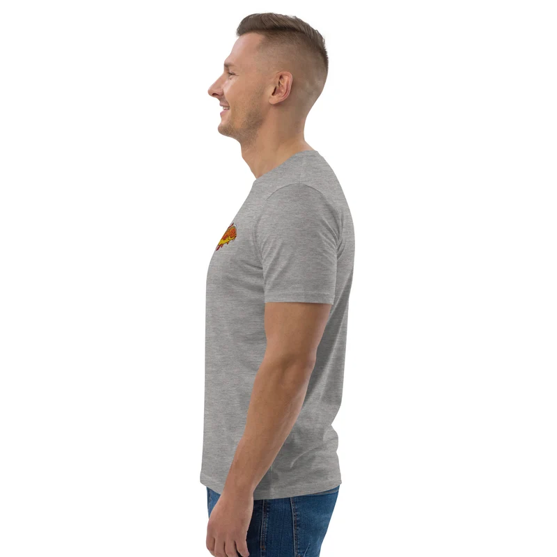 Bio Shirt - mit Karpfen Stickerei