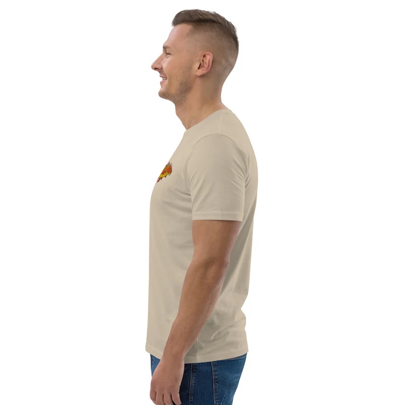 Bio Shirt - mit Karpfen Stickerei