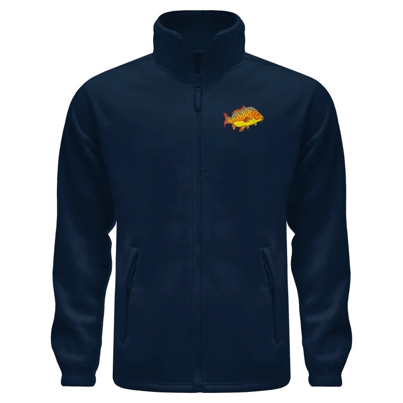 Karpfen Stickerei - Fleece Jacket
