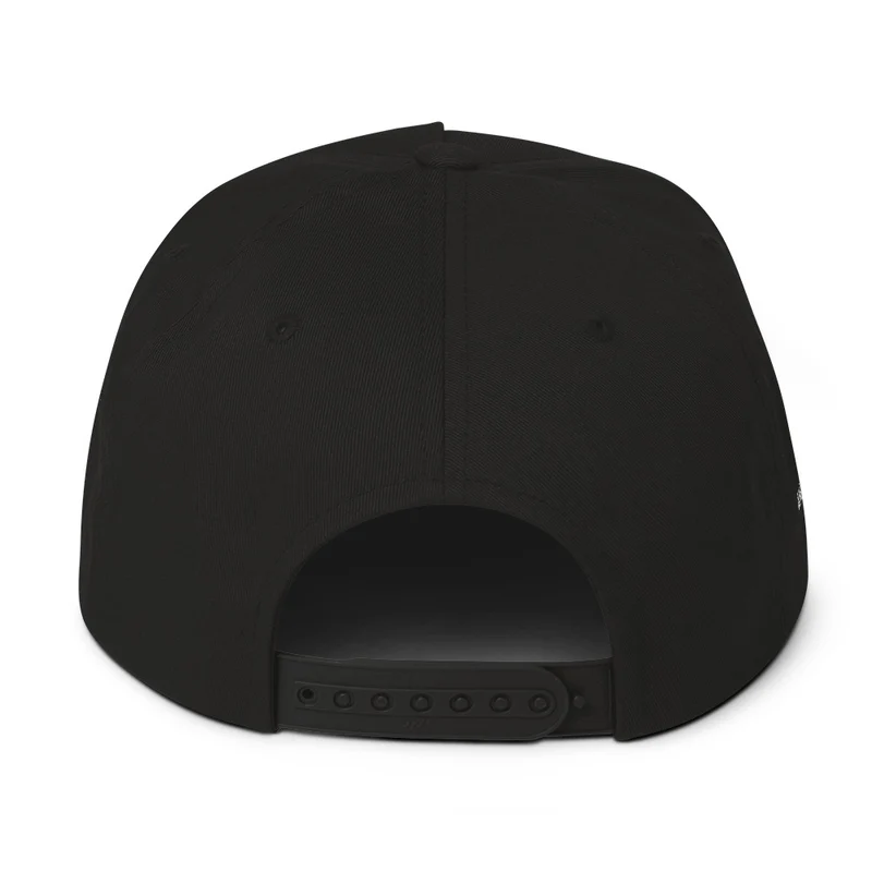 Flat Bill-Cap mit Karpfen Stickerei