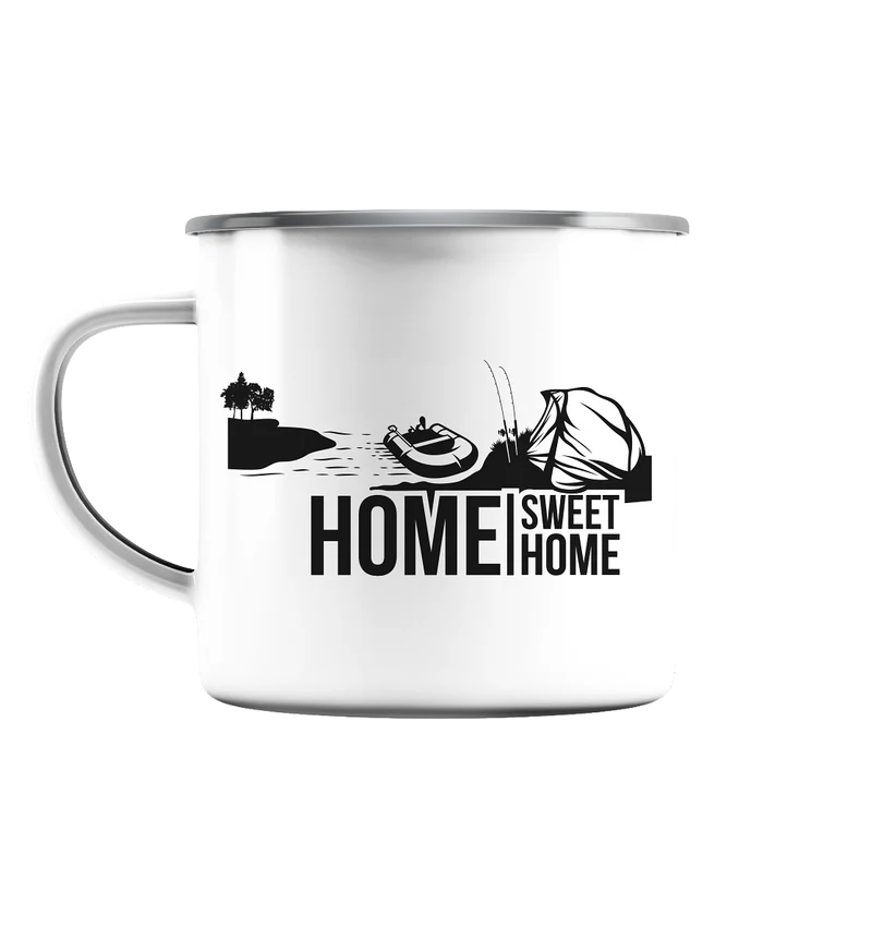 Emaille Tasse Home Sweet Home