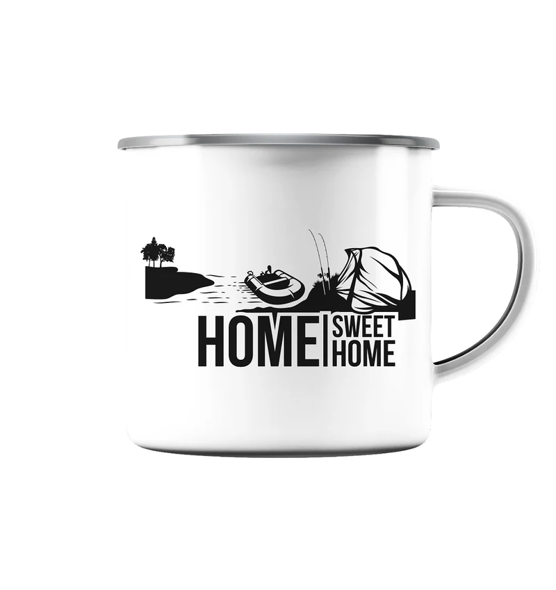 Emaille Tasse Home Sweet Home