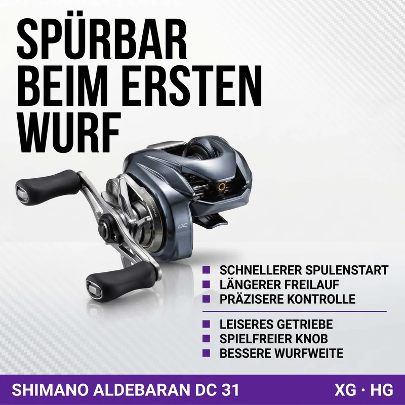RL-TNG Komplett Kugellager Tuning Kit für Shimano Aldebaran DC 31
