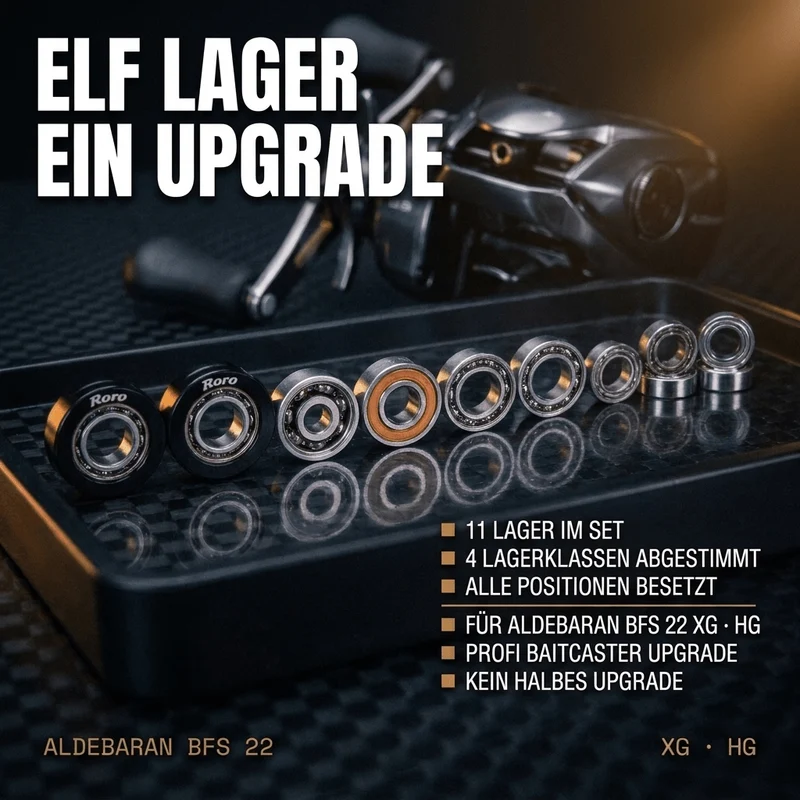 RL-TNG Komplett Kugellager Tuning Kit für Shimano Aldebaran BFS 22