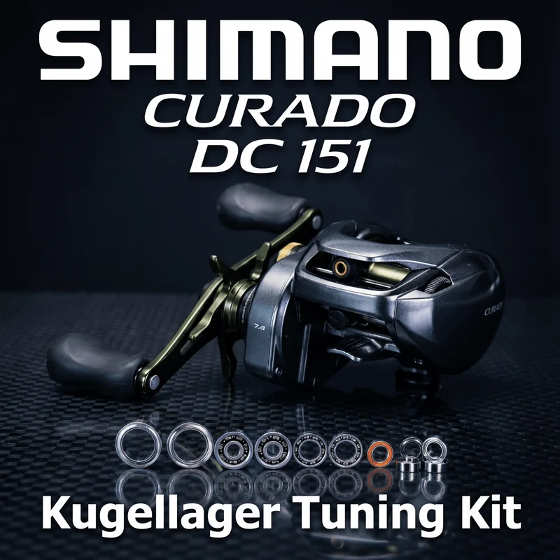 RL-TNG Komplett Kugellager Tuning Kit für Shimano Curado DC 151