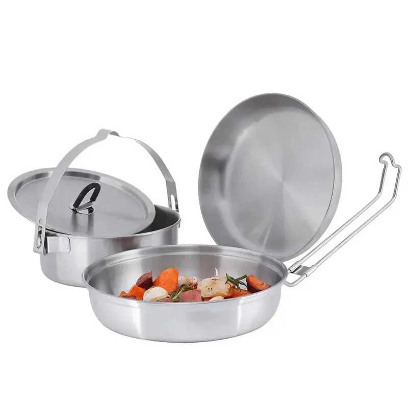 Kochset Camp Set Regular stainless steel