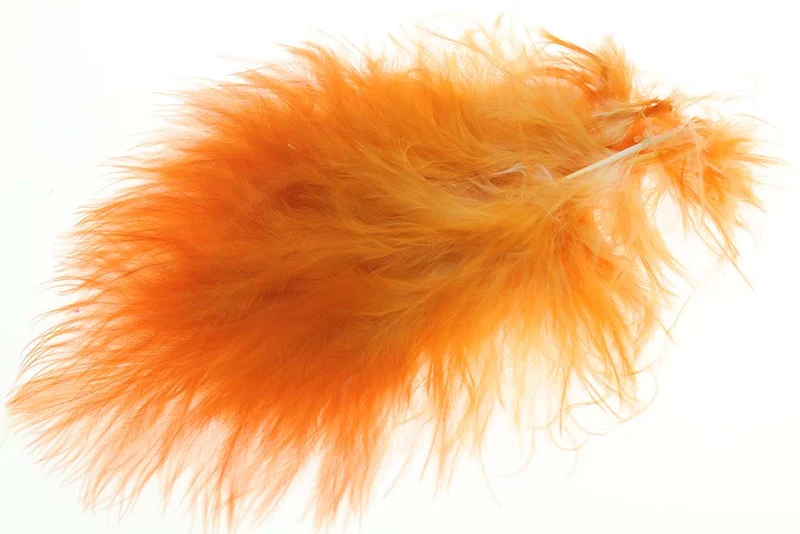 Wolly Bugger Marabou – Gebranntes Orange
