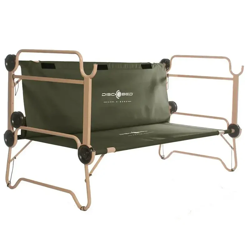 Feldbett Arm-O-Bunk mit Seitentaschen oliv