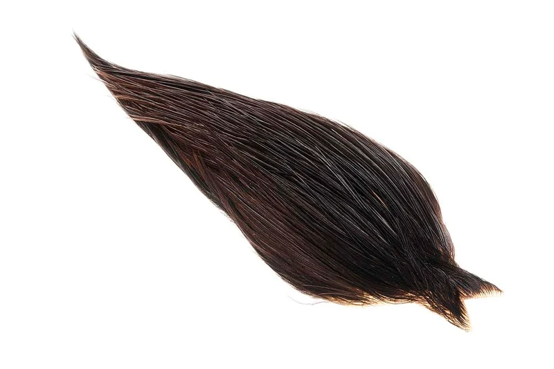 (Bronze-Qualität) Whiting Hebert Miner Trockenfliege - Dunkelbraune Daunen