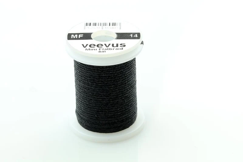 Veevus Mini Flatbraid - Schwarz