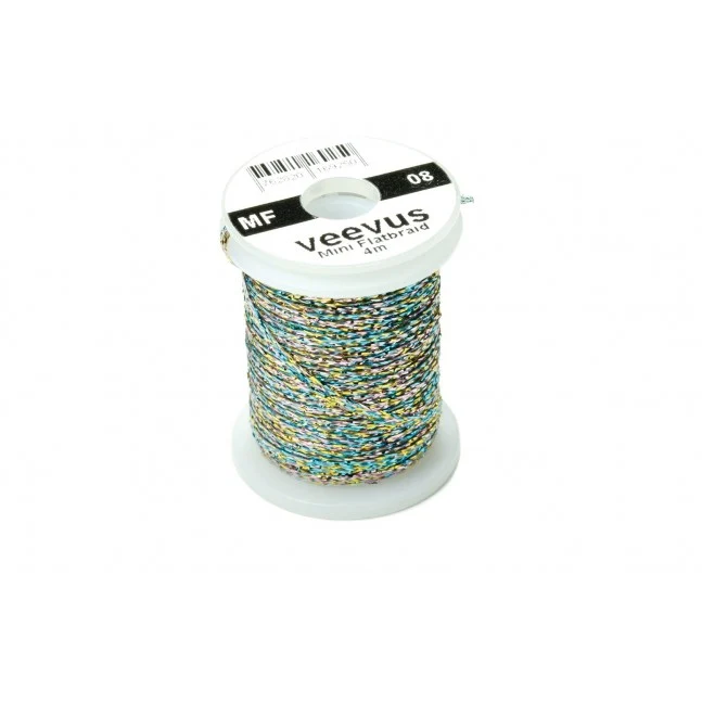 Veevus Mini Flatbraid - Regenbogen