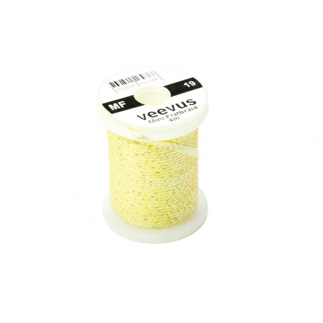 Veevus Mini Flatbraid - Perlgelb