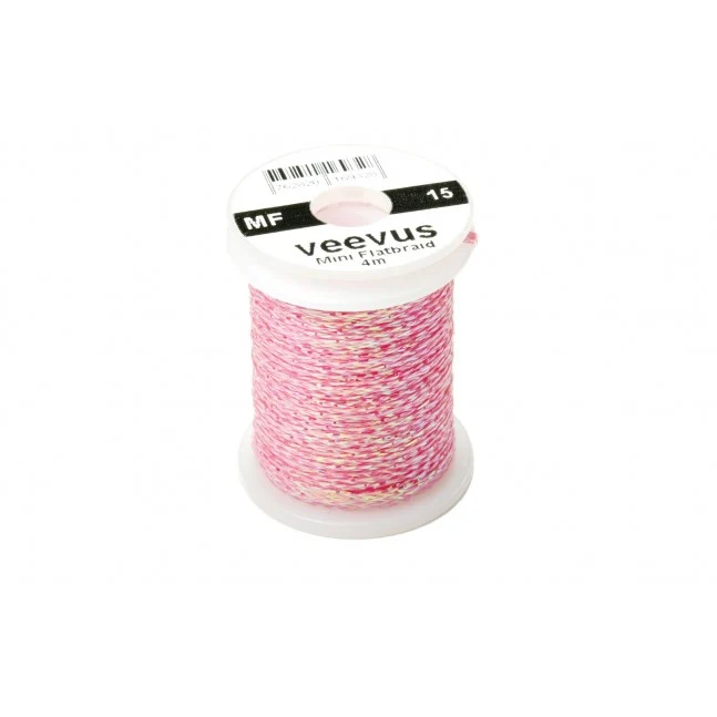 Veevus Mini Flatbraid - Perlmuttrosa