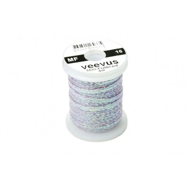 Veevus Mini Flatbraid - Perlviolett