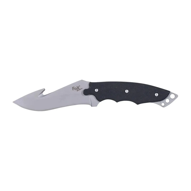 Messer Neck Knife Fox schwarz