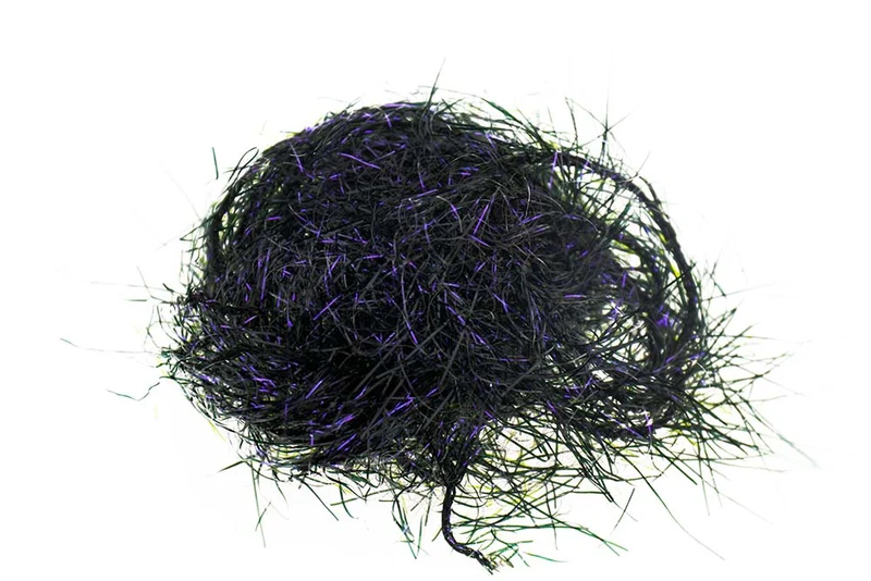 UV-Polar-Chenille – Schwarz UV