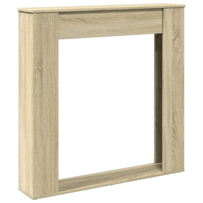 Kaminkonsole Elektrokamin Kaminrahmen 100x20x100 cm Sonoma Eiche Holzwerkstoff
