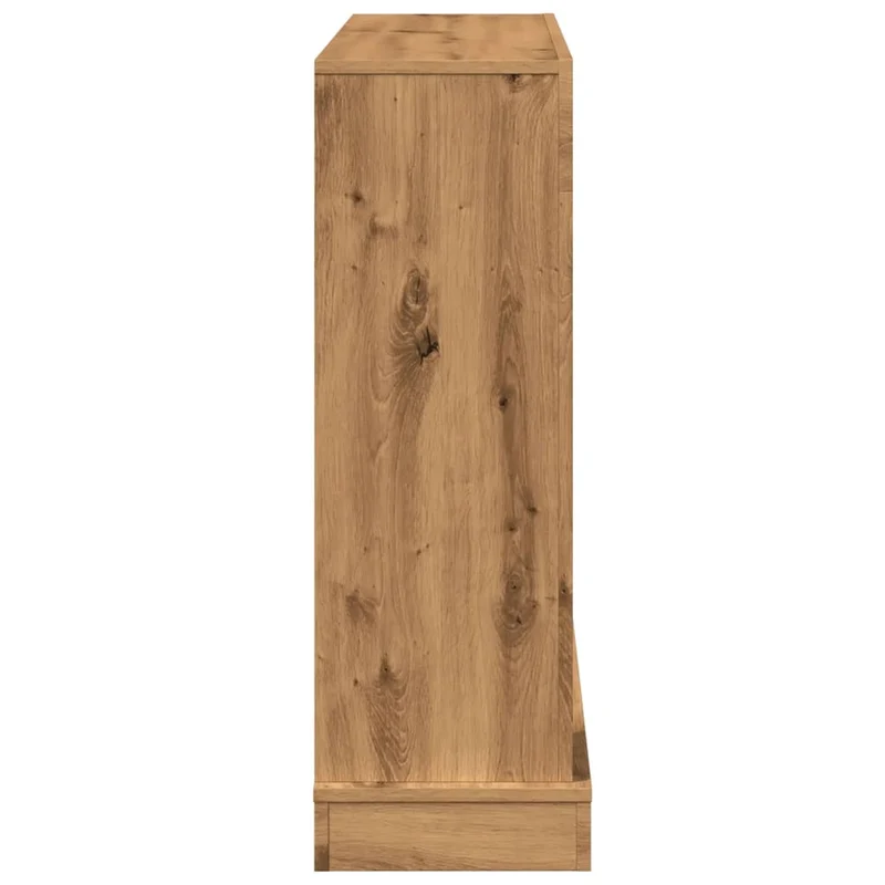 Kaminkonsole Elektrokamin Kaminrahmen 100x30x87,5 cm Artisan Eiche Holzwerkstoff
