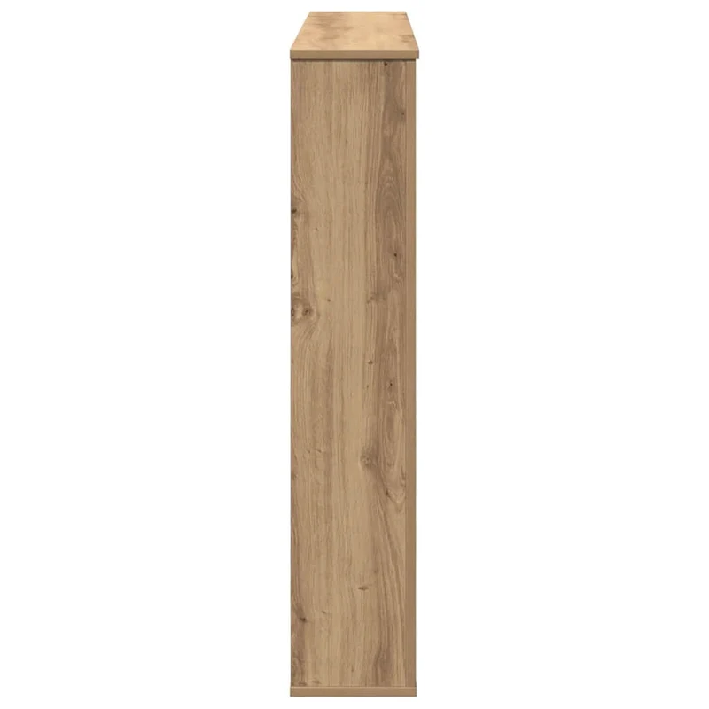 Kaminkonsole Elektrokamin Kaminrahmen 100x20x100 cm Artisan Eiche Holzwerkstoff