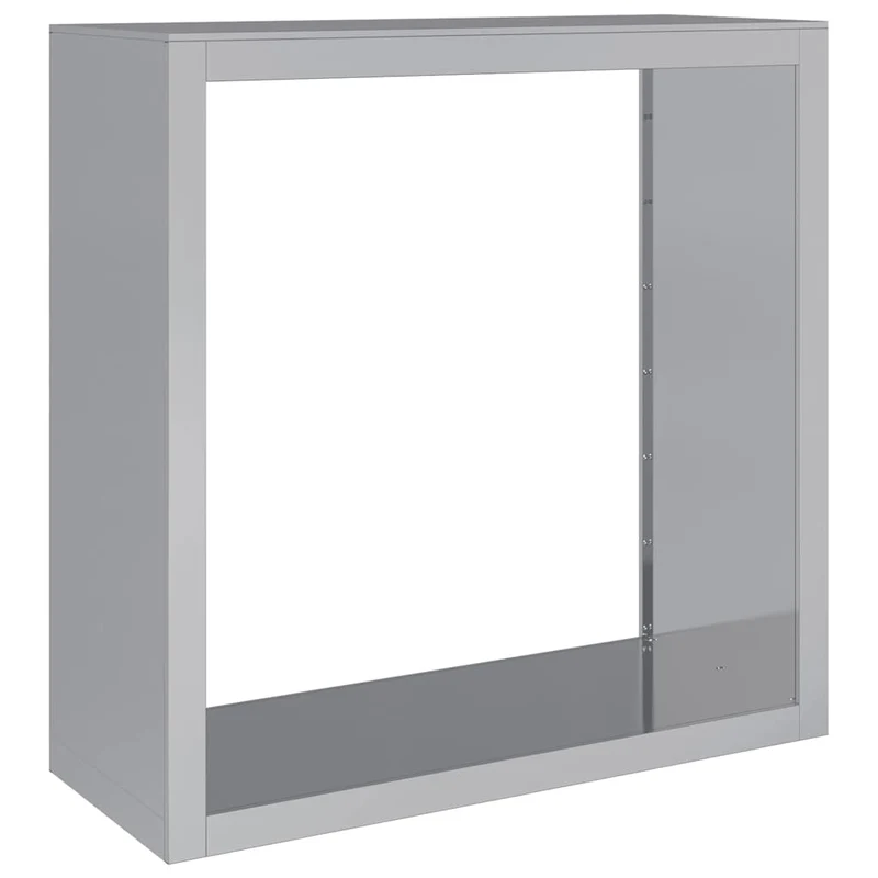 Brennholzständer Kaminholzregal 100x40x100 cm verzinkter Stahl Holzregal