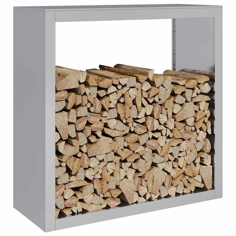 Brennholzständer Kaminholzregal 100x40x100 cm verzinkter Stahl Holzregal