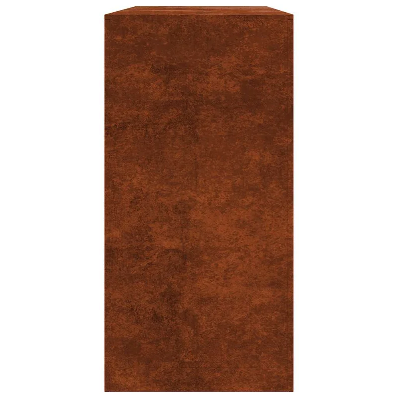 Kaminholzregal Brennholzregal 100x40x80 cm Cortenstahl Wetterfeststahl Rostoptik